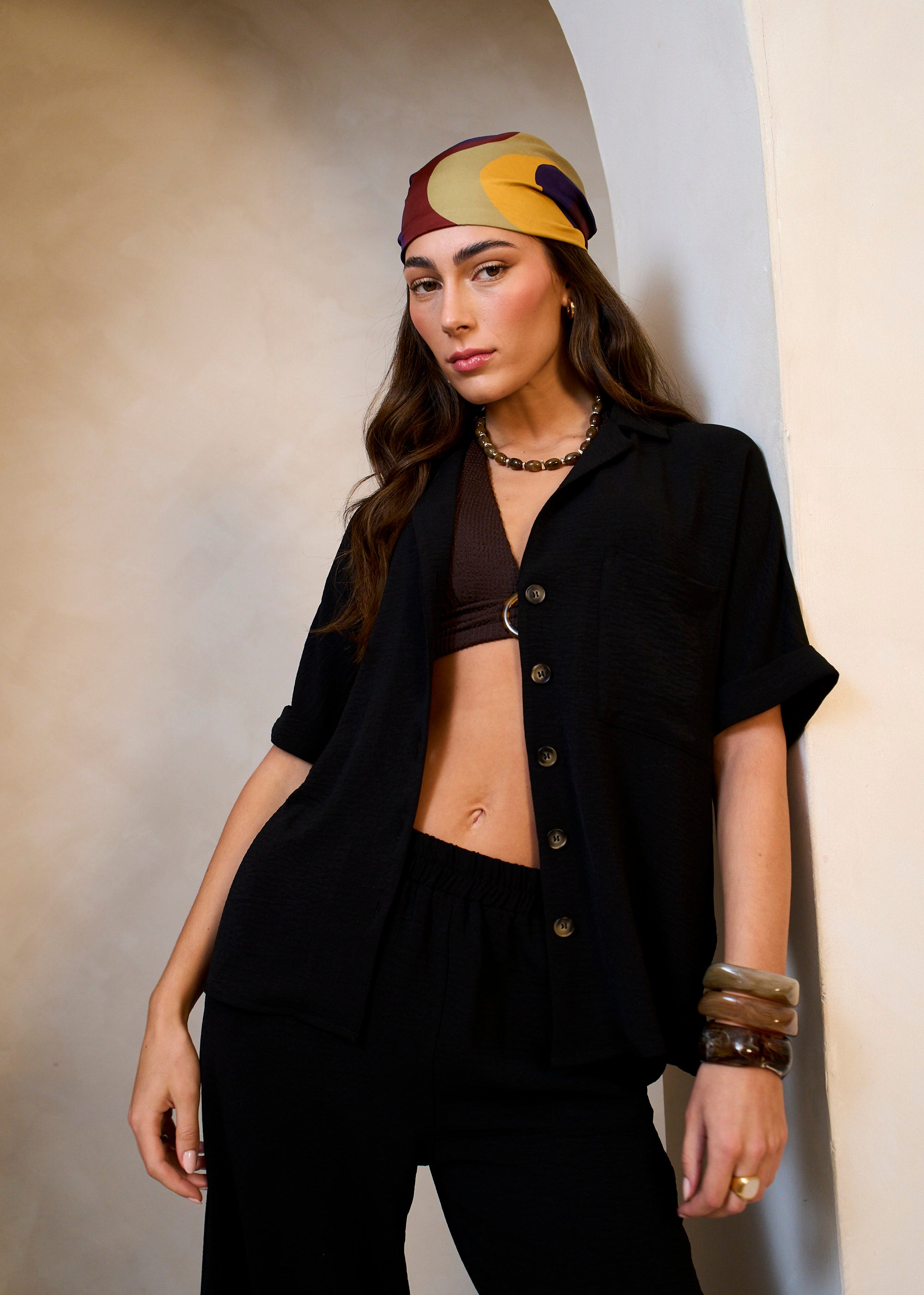 Air Flow Oversized Shirt Top