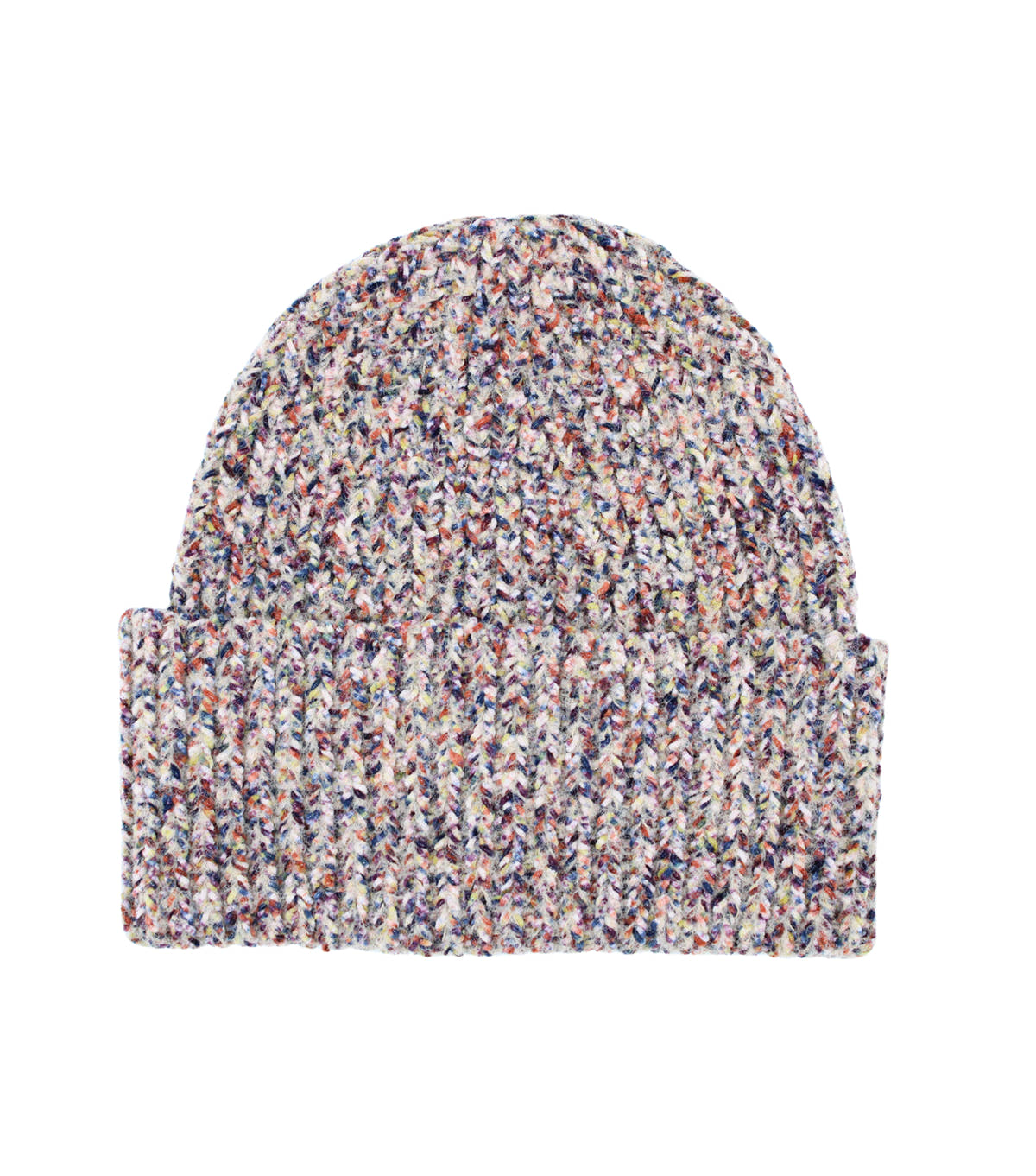 Multi Ladies Speckle Yarn Beanie Hat