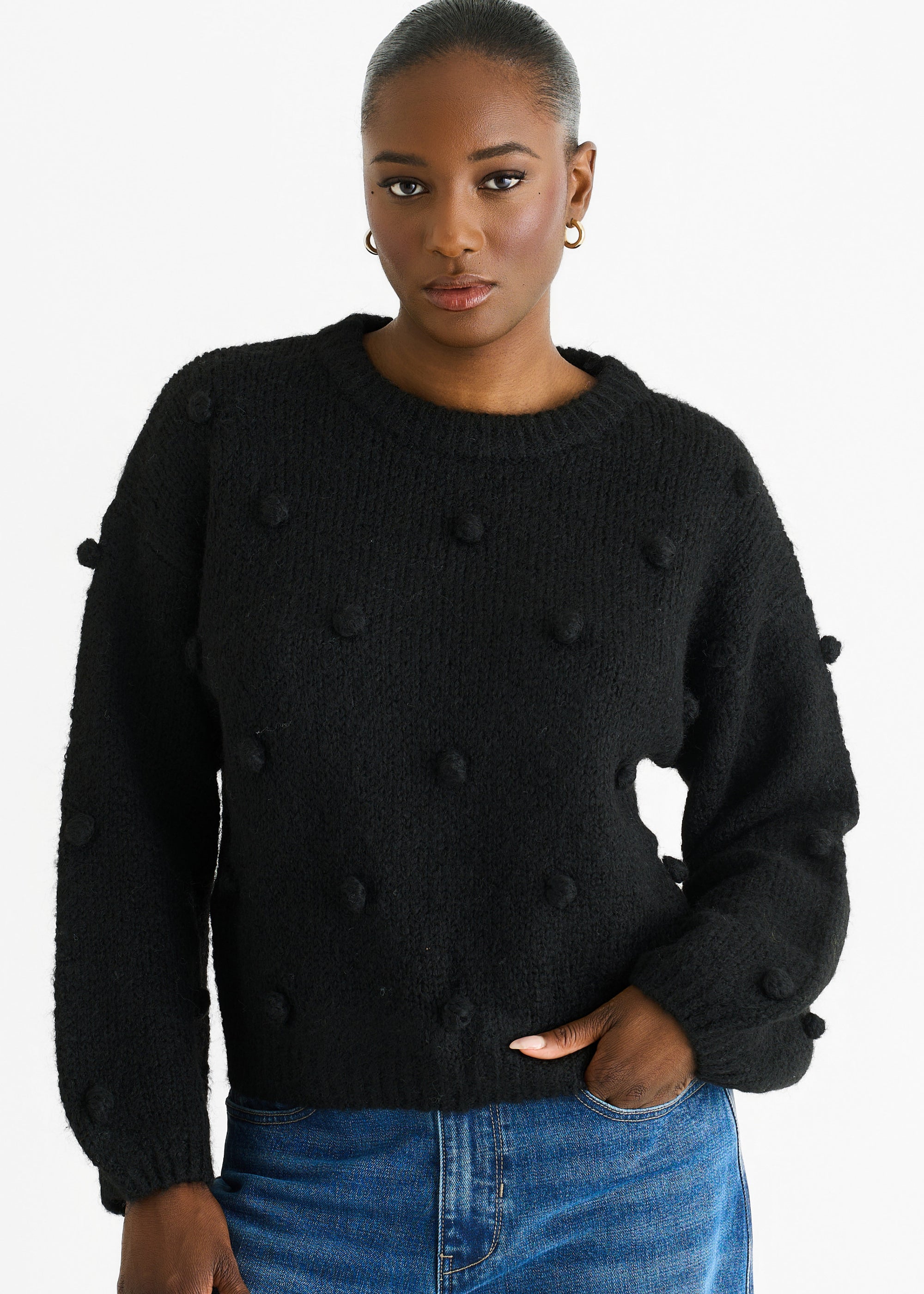 Wool Mix Oversized Knit Jumper