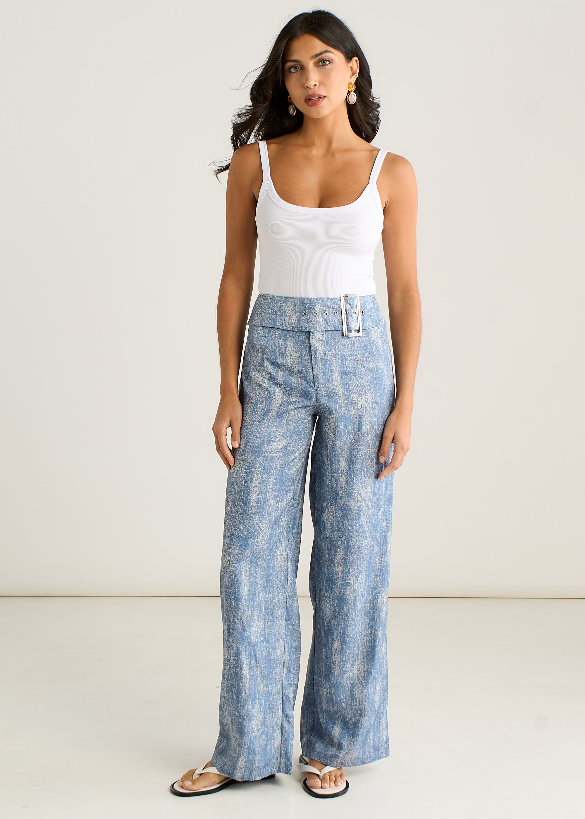 Buckle Detail Trouser