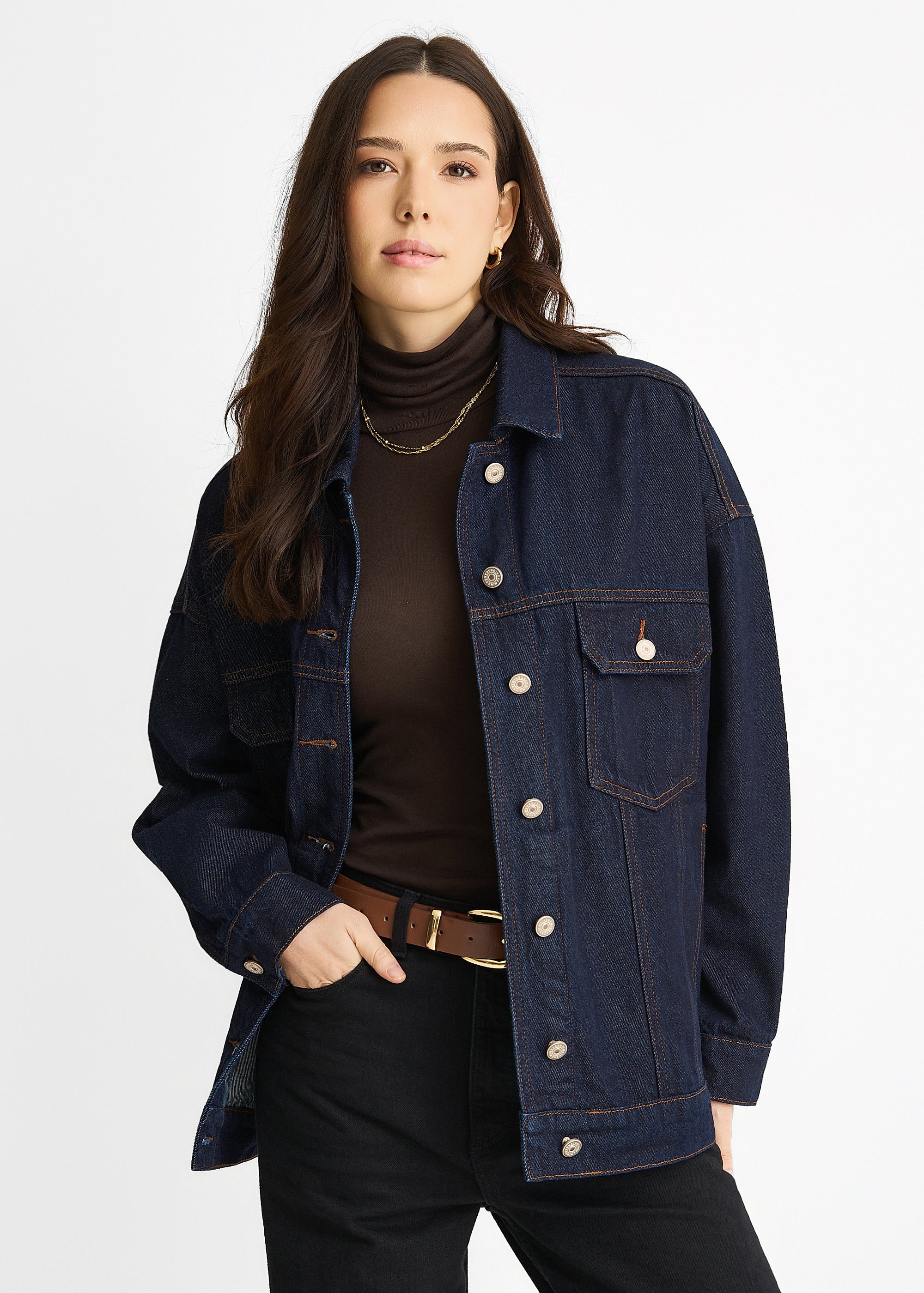 Dark Denim Trucker Jacket
