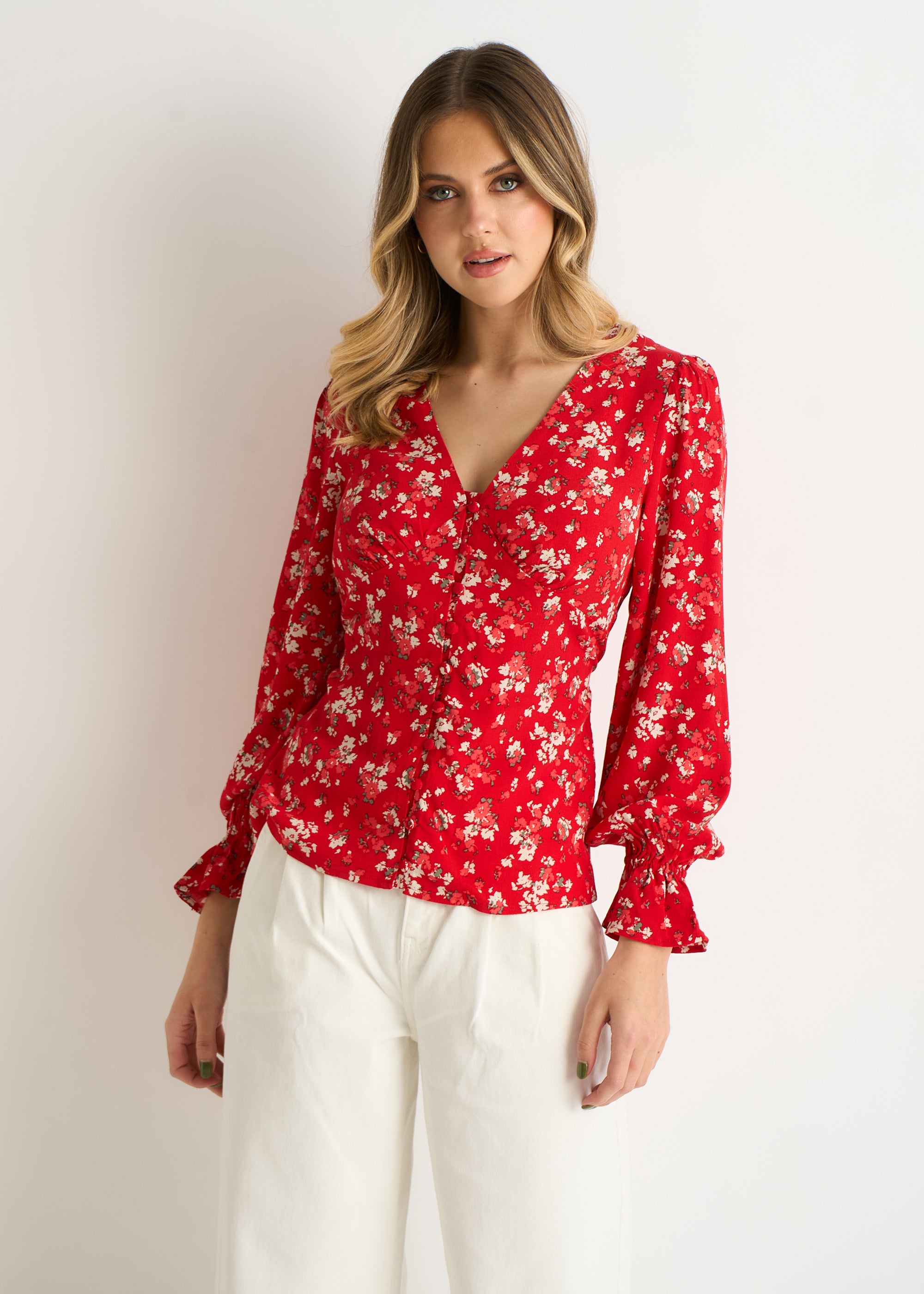 Ecovero Viscose Button through Blouse