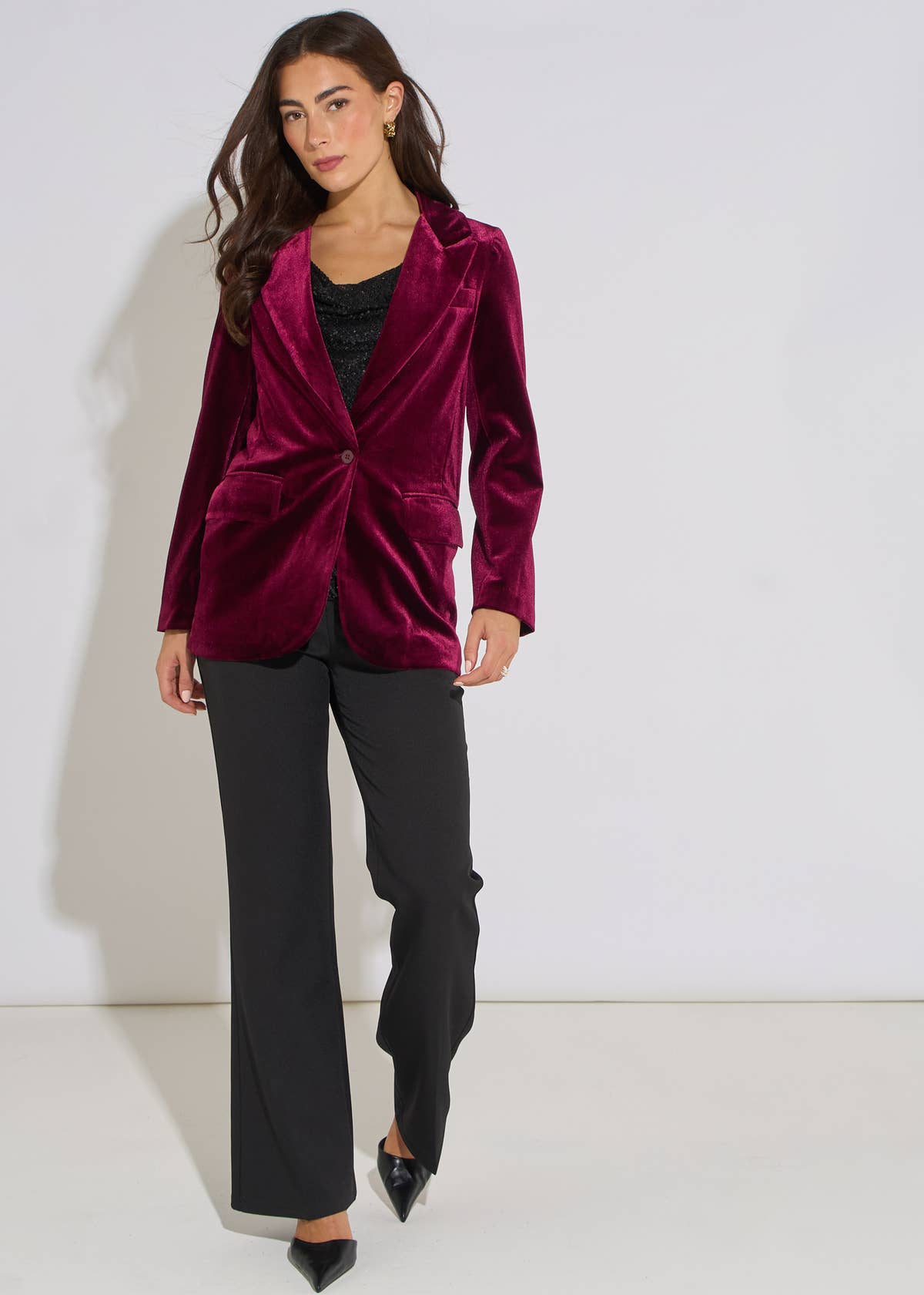 Mulberry Velour Jacket