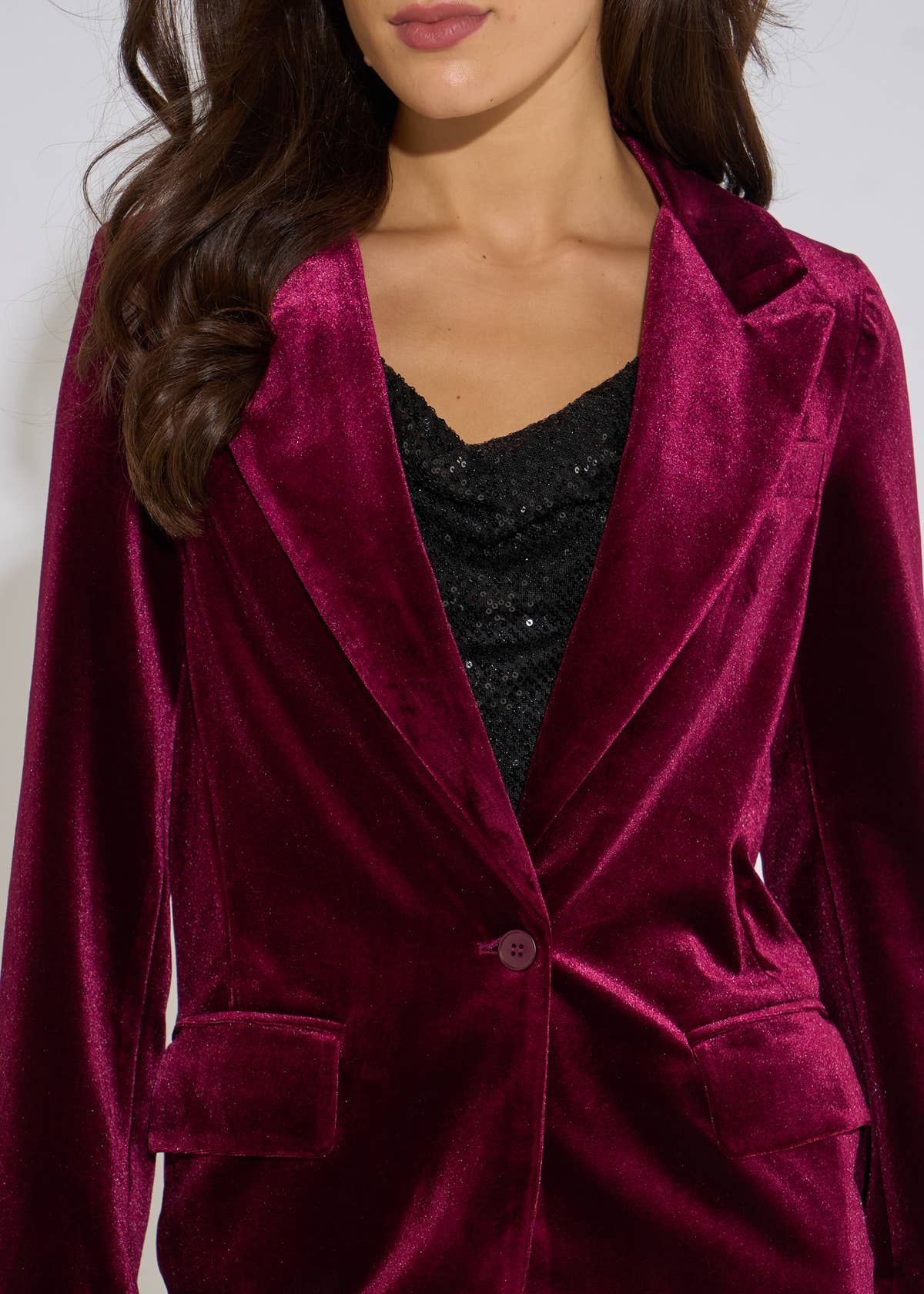 Mulberry Velour Jacket