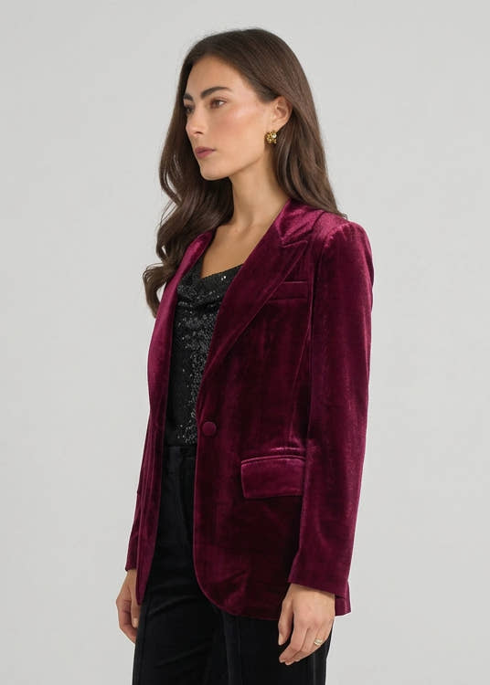 Mulberry Velour Jacket