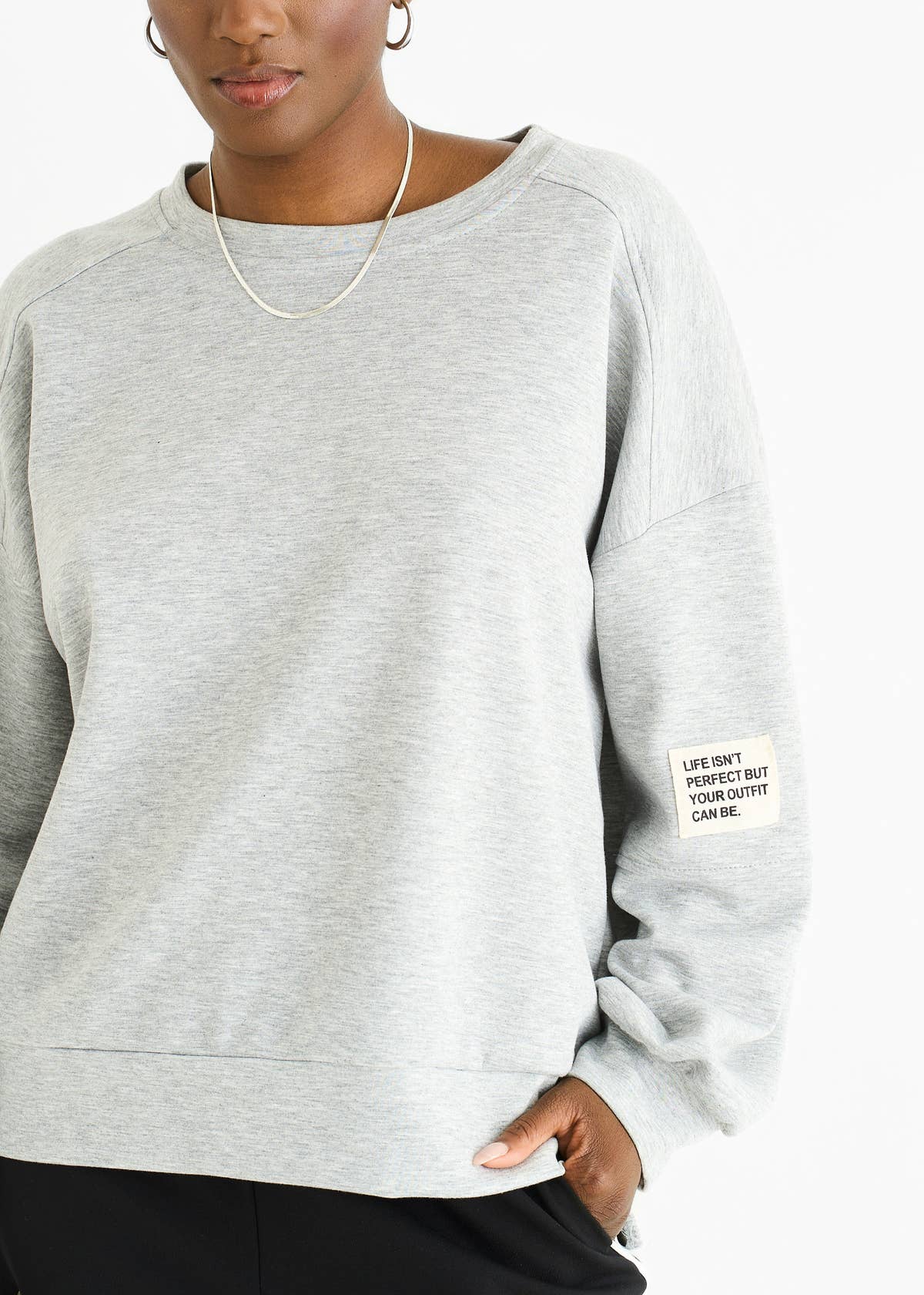 Grey Soft Lightweight Pull Over Jumper
