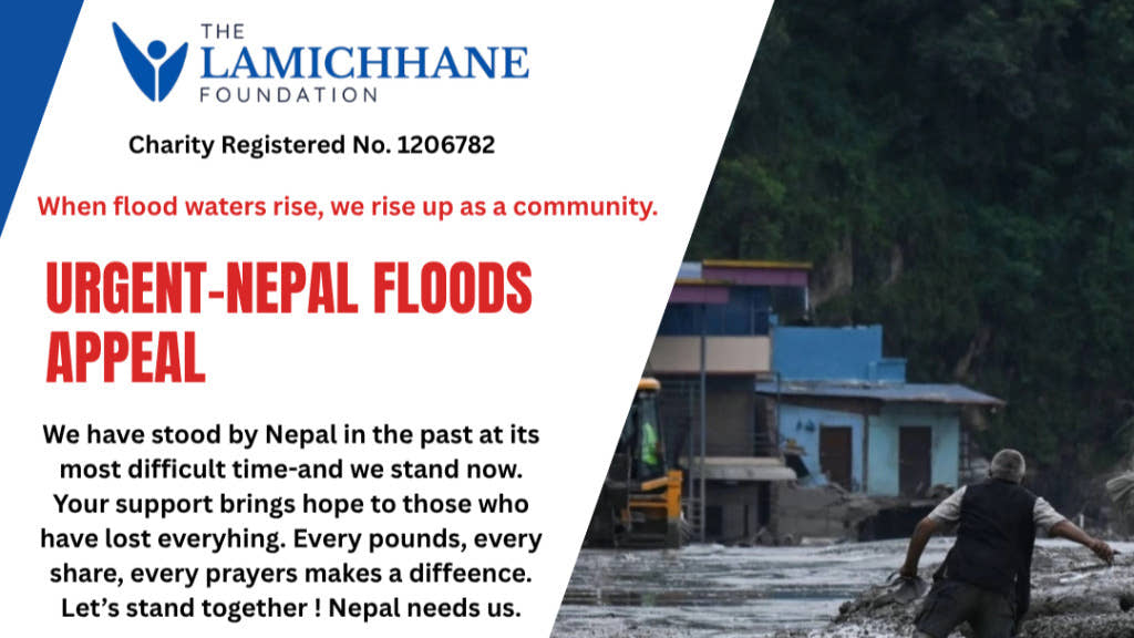 Lamichhane Foundation - Nepal Flood Appeal